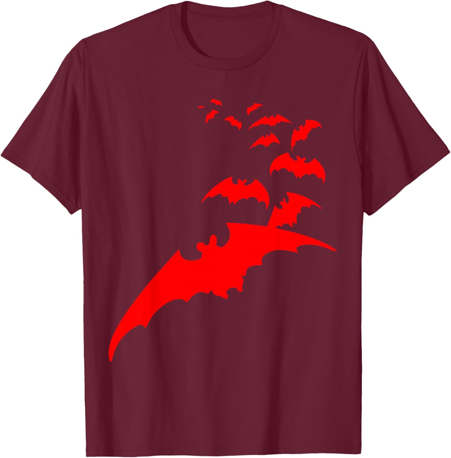 Halloween Batter Mouse Vampire Bat Costume Women's Men's Children's , black T-Shirt - T-Shirt | Maroon