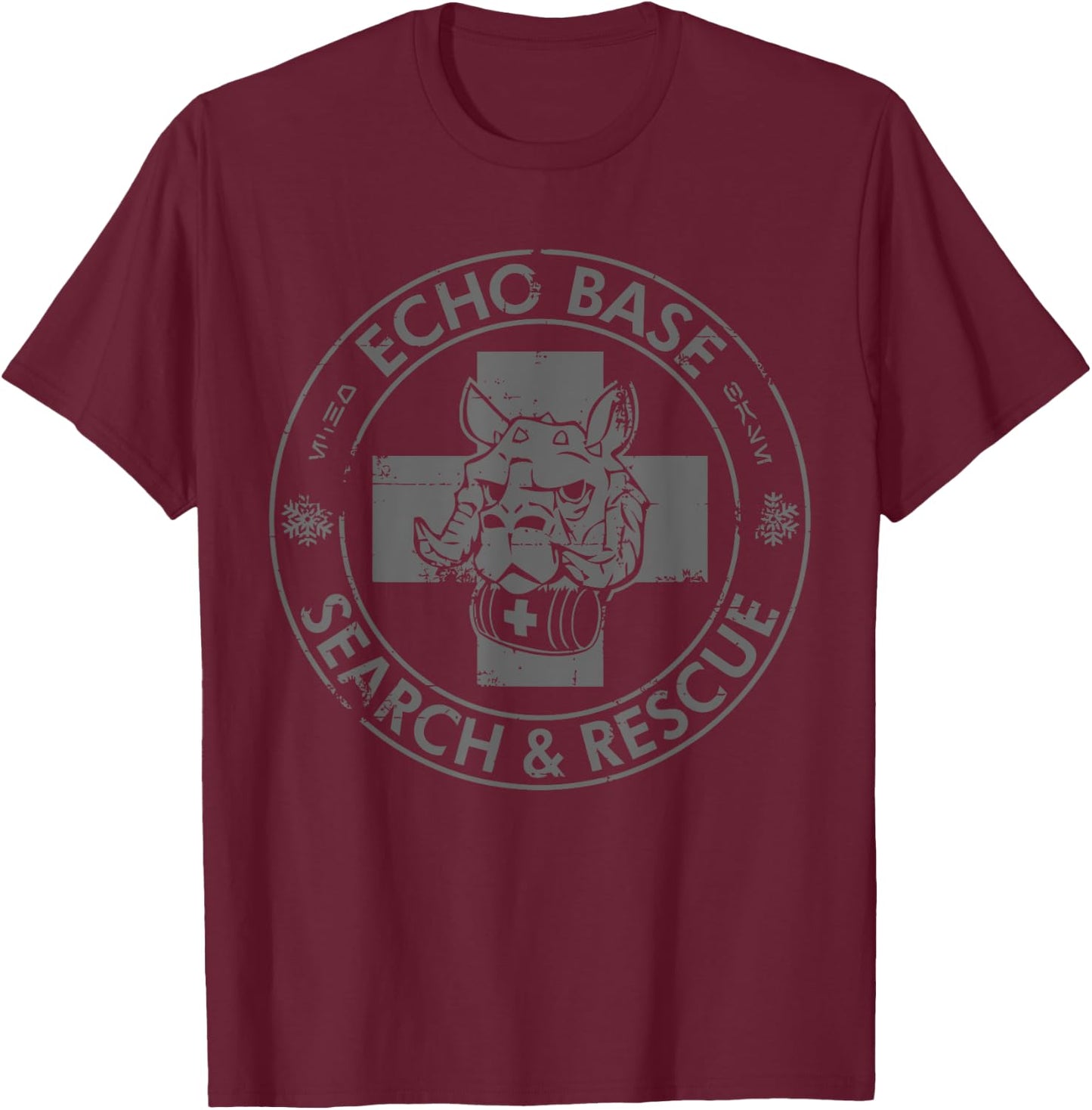 Echo Base Search and Rescue T-Shirt - T-Shirt | Maroon