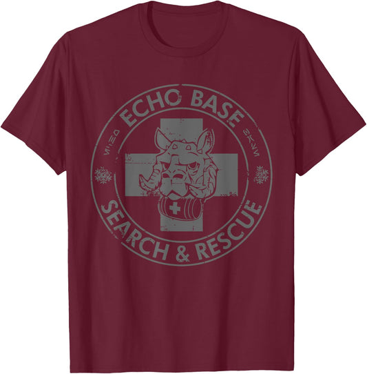 Echo Base Search and Rescue T-Shirt - T-Shirt | Maroon