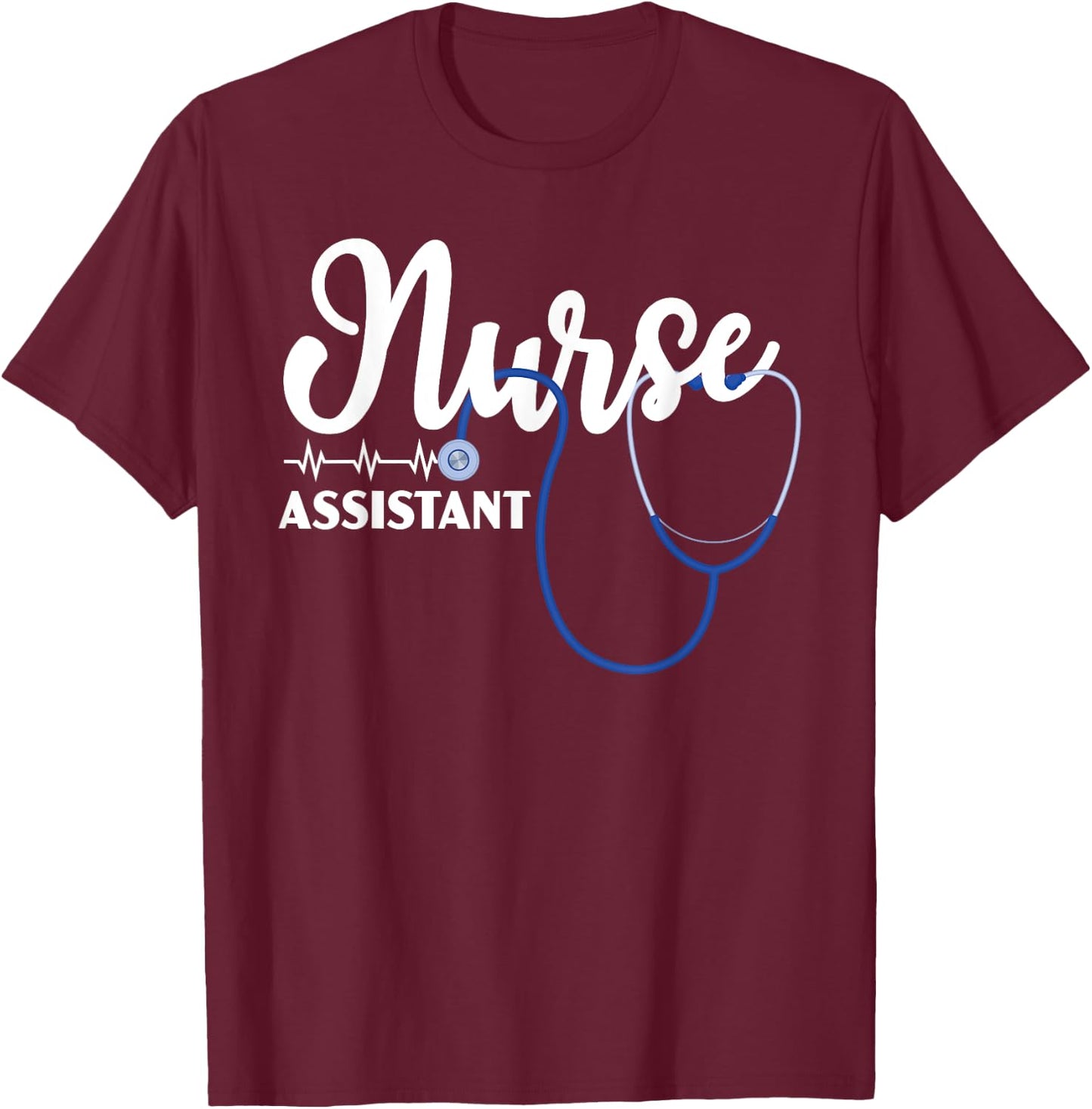 Nurse Assistant Certified Nursing Assistant Medical CNA T-Shirt - T-Shirt | Maroon