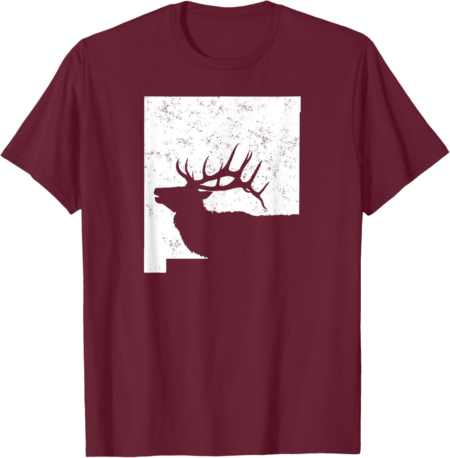 New Mexico Elk Hunting Shirt T-Shirt - T-Shirt | Maroon