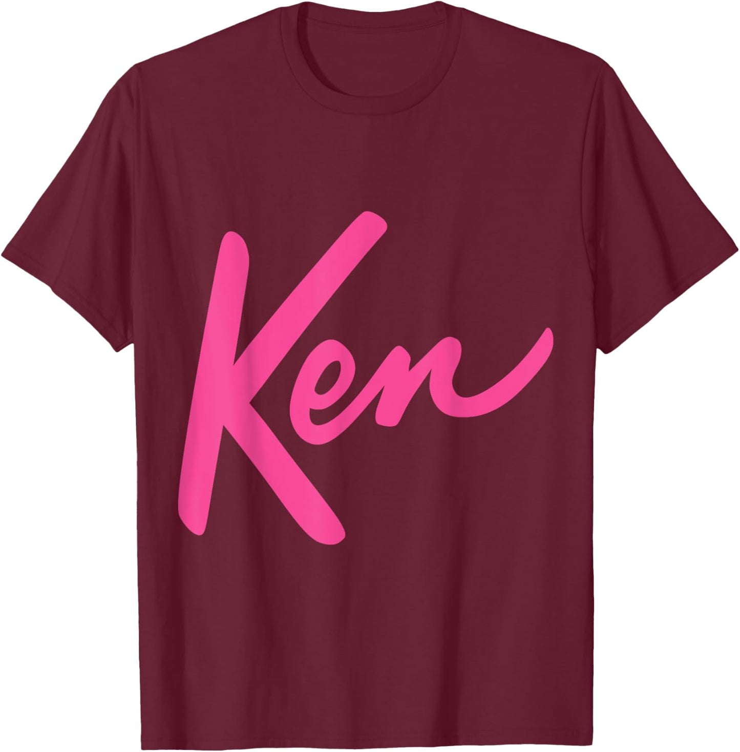 Official Ken Multi Colour , black T-Shirt - T-Shirt | Maroon