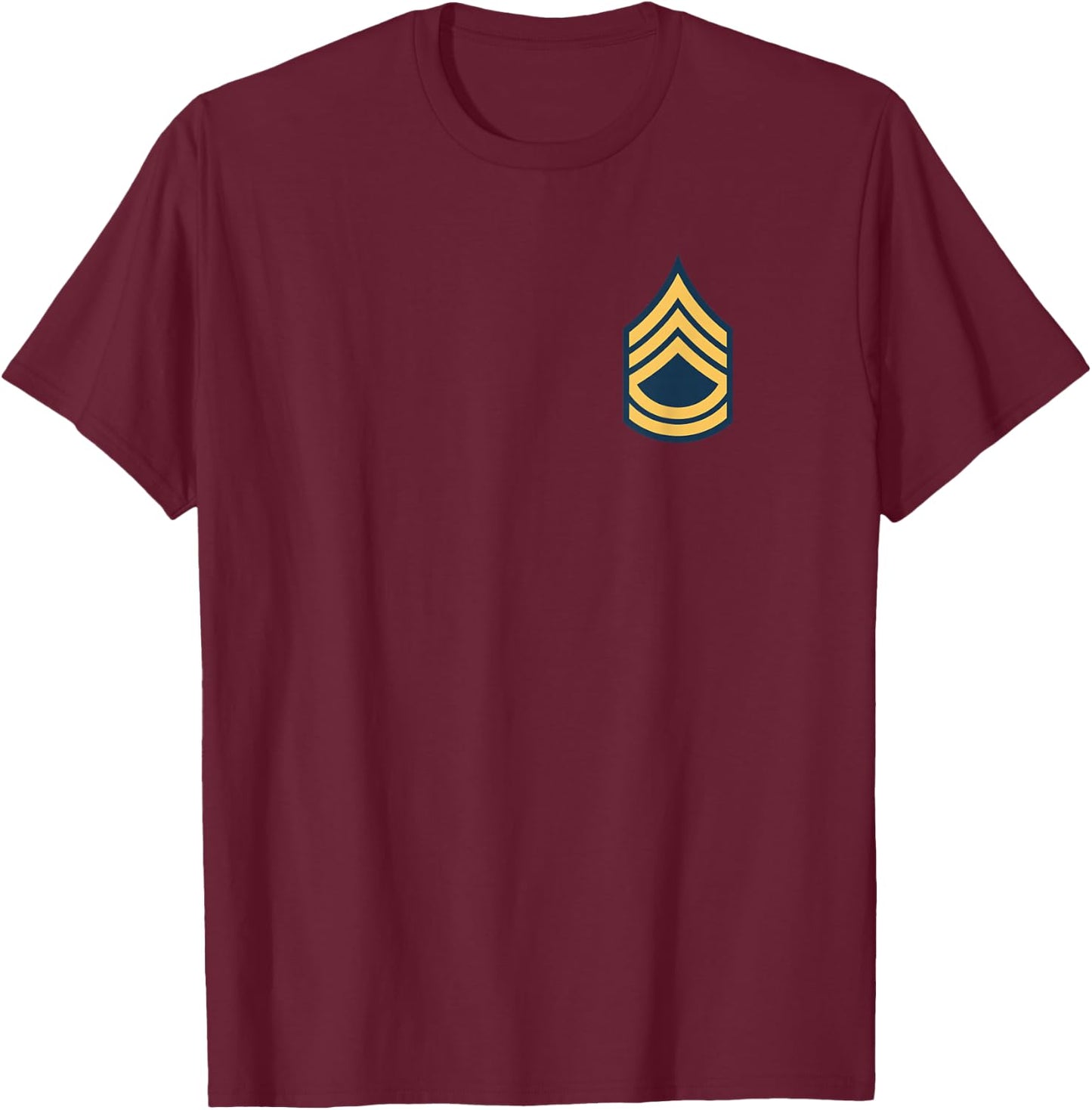 US Army Rank - Sergeant First Class (E-7) - SFC T-Shirt - T-Shirt | Maroon