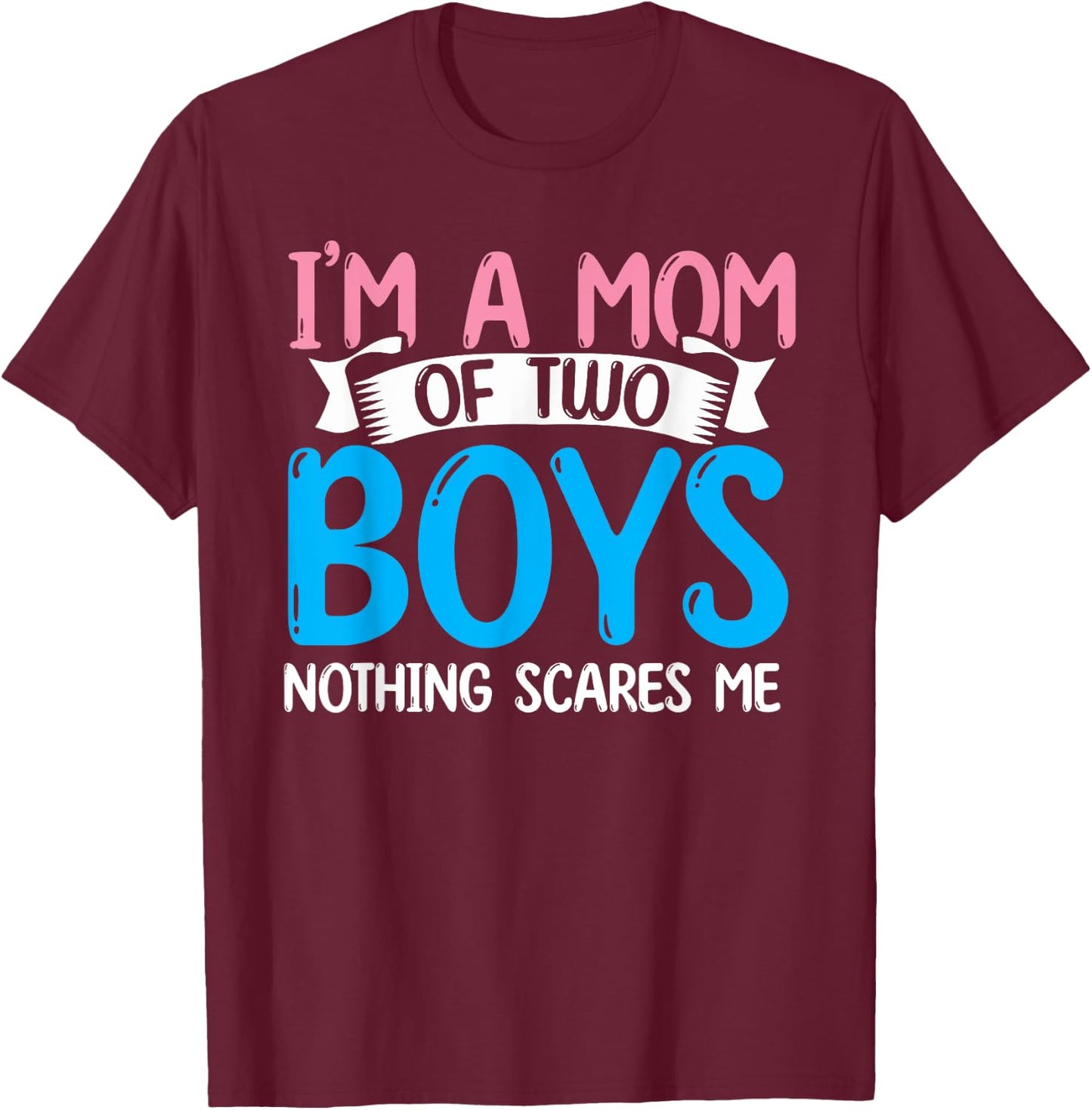 Mutter Familien Mama Sohn Junge Muttertag Lustiges Mama T-Shirt - T-Shirt | Maroon