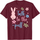 Talk To The Puff Rabbit T-Shirt - T-Shirt | Maroon
