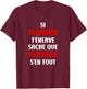 Name Si Florine t'énerve Humour First Name Florine , Black, Female X-Small T-Shirt - T-Shirt | Maroon