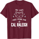 Cat Lovers for Cal Raleigh Seattle Baseball MLBPA T-Shirt - T-Shirt | Maroon