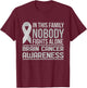 Brain Cancer Awareness Shirt Wear Gray Fight Brain Cancer T-Shirt - T-Shirt | Maroon