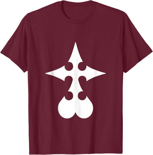 Disney Kingdom Hearts Nobody Symbol T-Shirt - T-Shirt | Maroon