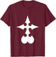 Disney Kingdom Hearts Nobody Symbol T-Shirt - T-Shirt | Maroon