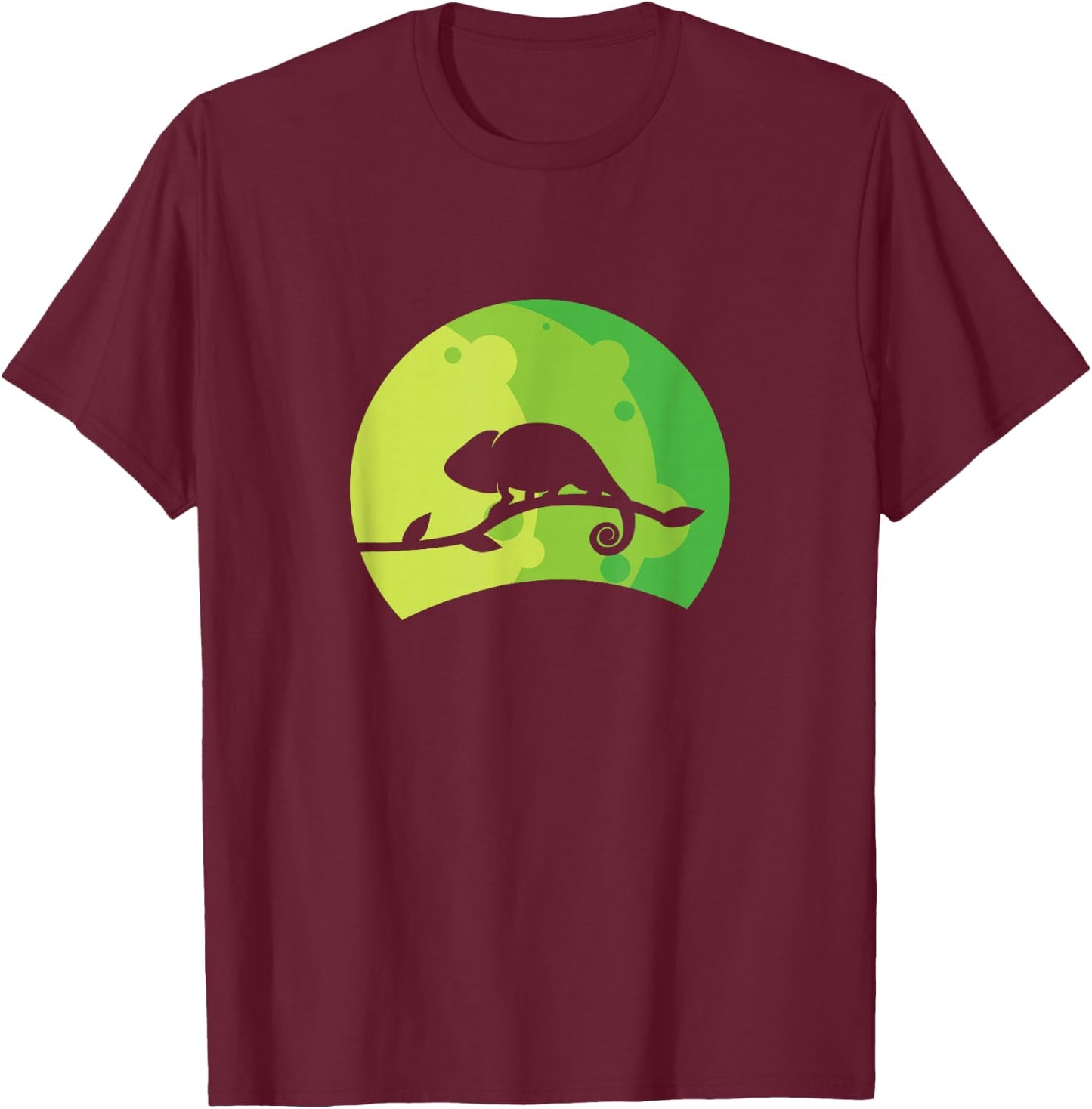 Funny Chameleon Clothing for Chameleon Lovers & Owners T-Shirt - T-Shirt | Maroon