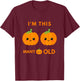 Kids I'm This Many Pumpkins Old - Pumpkin 2nd Bday 2 Years Old T-Shirt - T-Shirt | Maroon