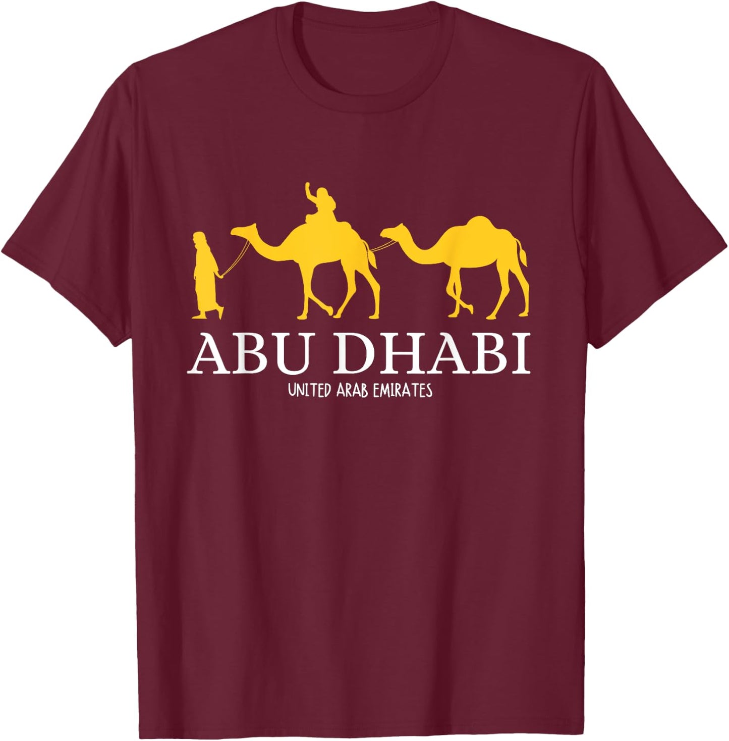 Abu Dhabi T-Shirt - T-Shirt | Maroon