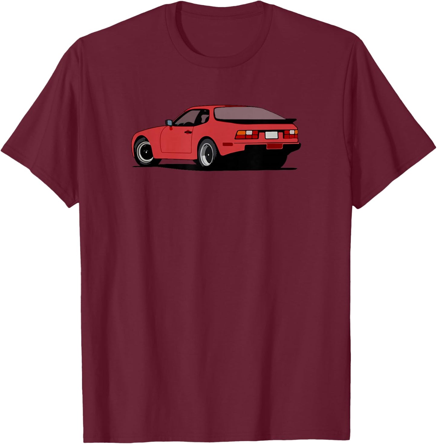 Red 944 , Black, S T-Shirt - T-Shirt | Maroon
