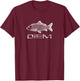 Carp (Carpe) Diem Fishing Fish T-Shirt - T-Shirt | Maroon