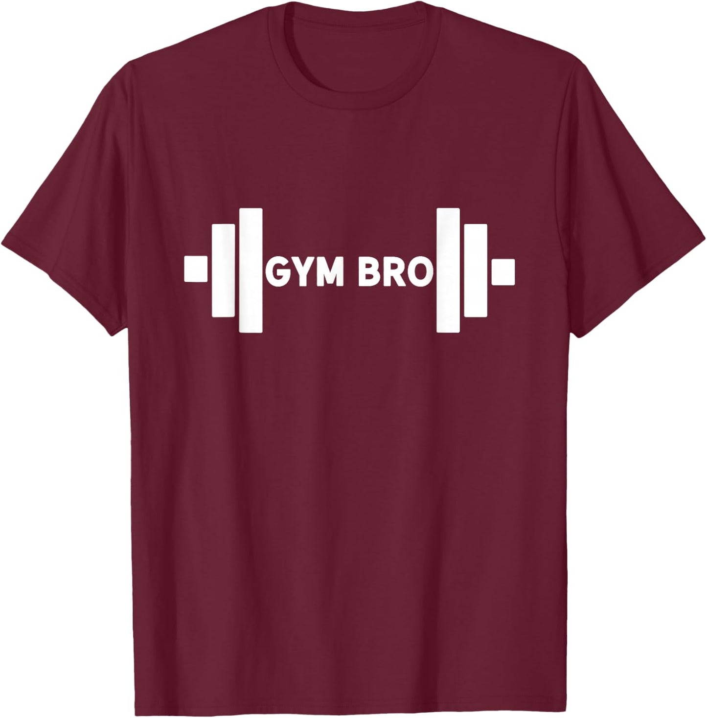 GYM BRO Gym Rat Workout Gains Heavy Lifting Muscle Build T-Shirt - T-Shirt | Maroon