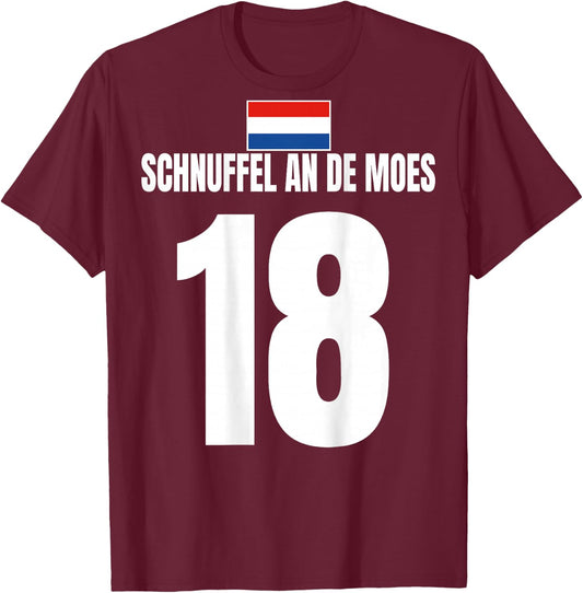 Group Outfit Holland Sauf Jersey Festival Party Group Malle T-Shirt - T-Shirt | Maroon