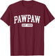Pawpaw Est 2026 Promoted To Pawpaw Announcement T-Shirt - T-Shirt | Maroon