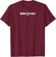 funny t Mid West slang BREWSKI T-Shirt - T-Shirt | Maroon