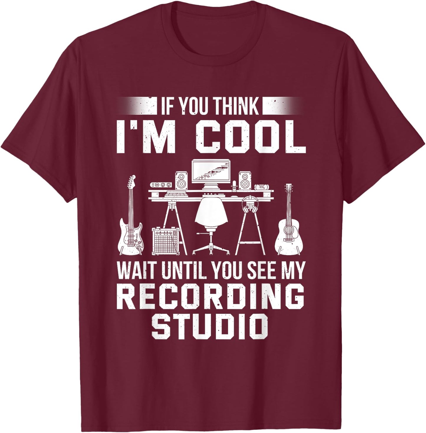 Music producer T-Shirt - T-Shirt | Maroon