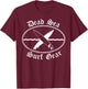 Dead Sea Surf Gear -- Christian Surfing T-Shirt - T-Shirt | Maroon