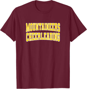 Mountaineers Cheerleading Appalachian State Apparel Fan T-Shirt - T-Shirt | Maroon