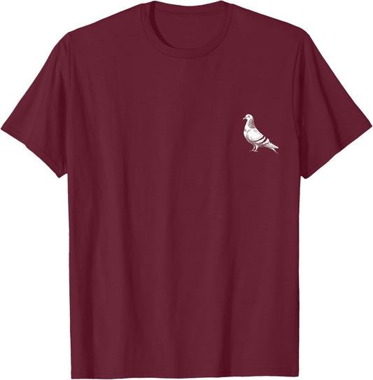 Vintage Dove , black T-Shirt - T-Shirt | Maroon