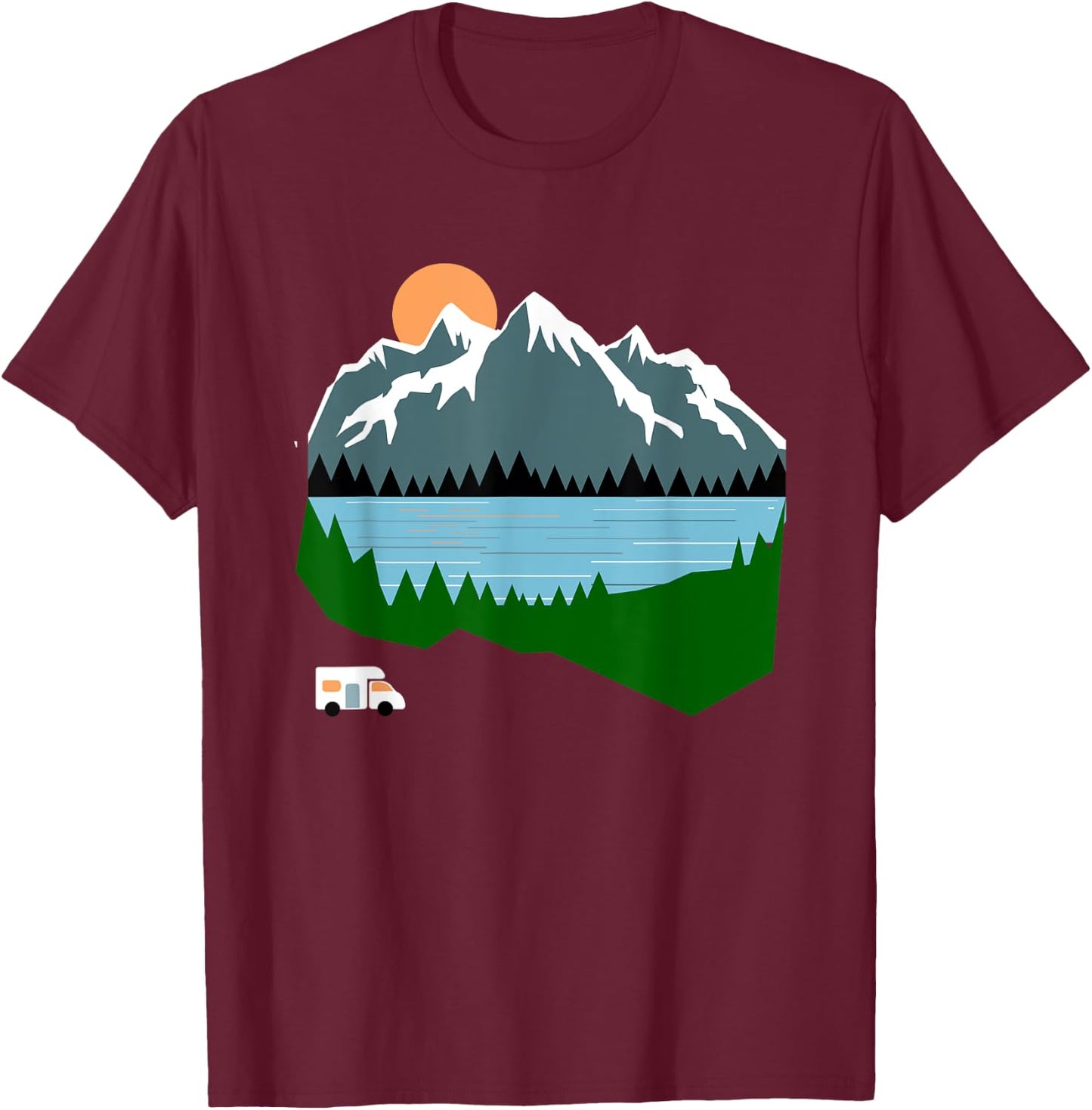 Camper T-Shirt - T-Shirt | Maroon