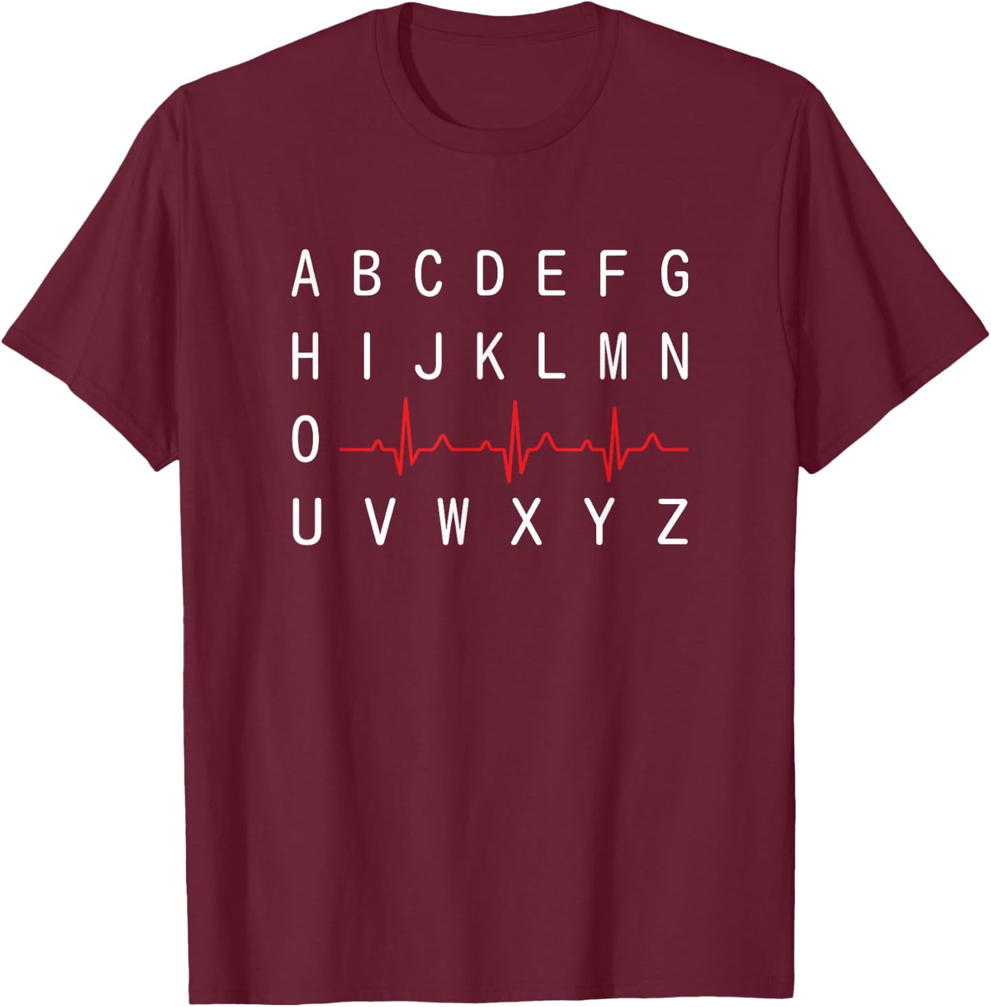PQRST Nurse Shirt Nursing Student Gift T-Shirt - T-Shirt | Maroon