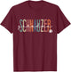 Schnauzer Grandma Miniature Schnauzer Dog Nana Mother's Day T-Shirt - T-Shirt | Maroon