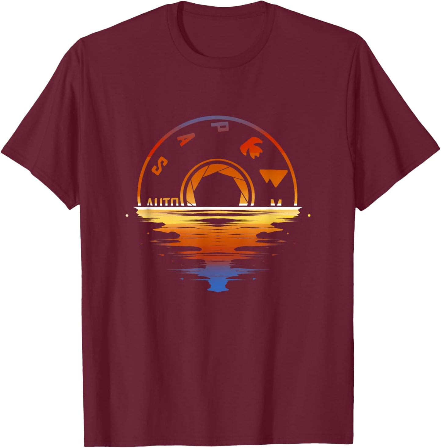 Camera Lens for Photographer Lover Photography Vintage Photo T-Shirt - T-Shirt | Maroon