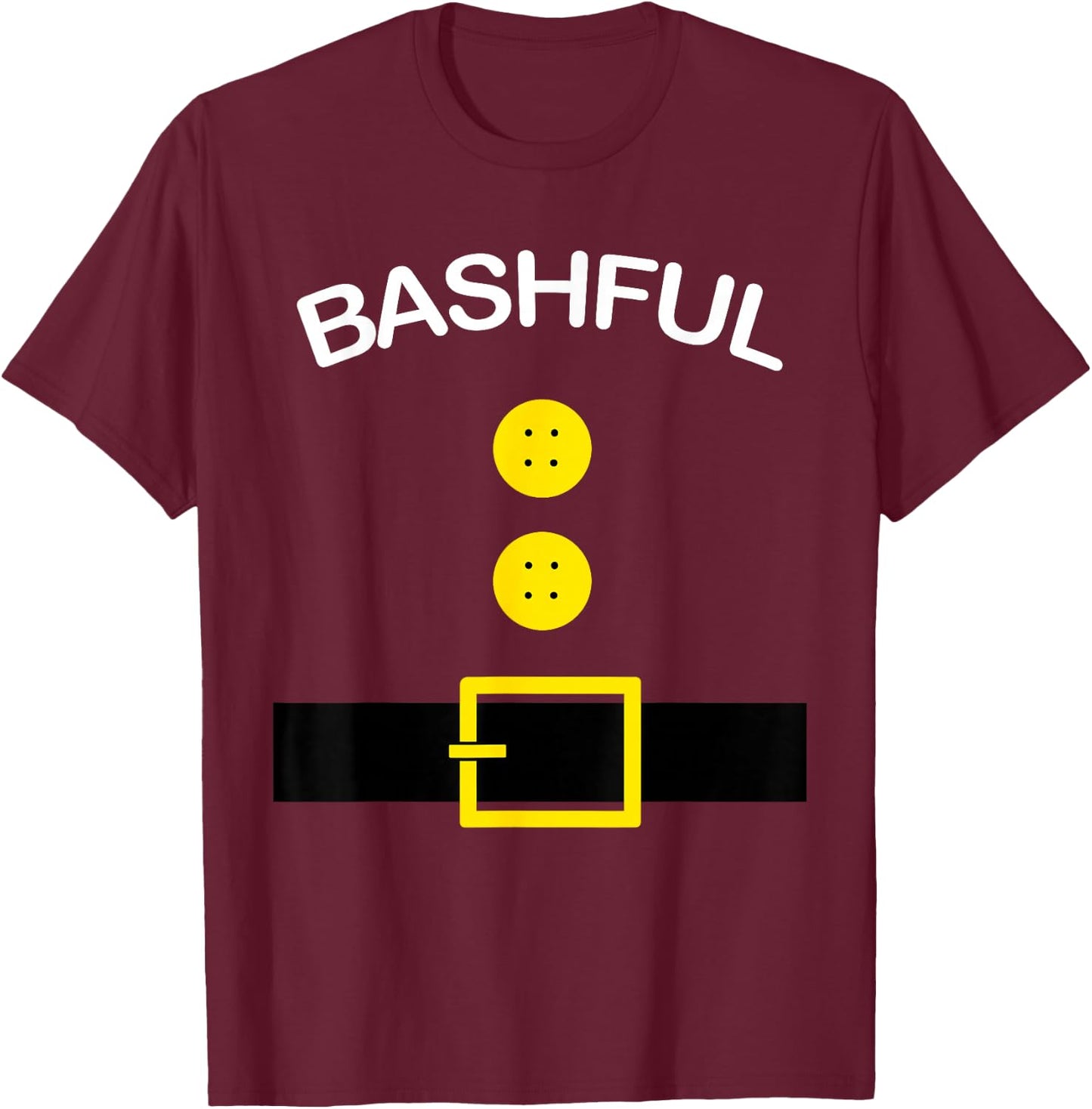 Funny Bashful Group Thanksgiving Costume T Shirt Gift T-Shirt - T-Shirt | Maroon