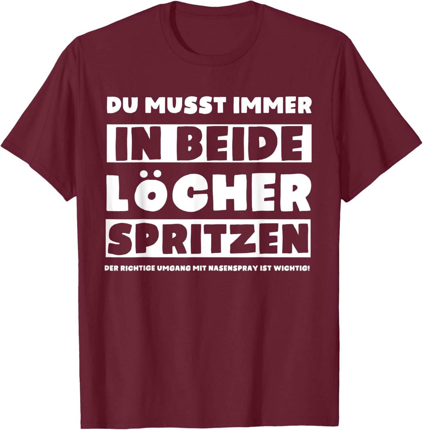 Funny Saying Motif Men's with Sayings Funny , black T-Shirt - T-Shirt | Maroon