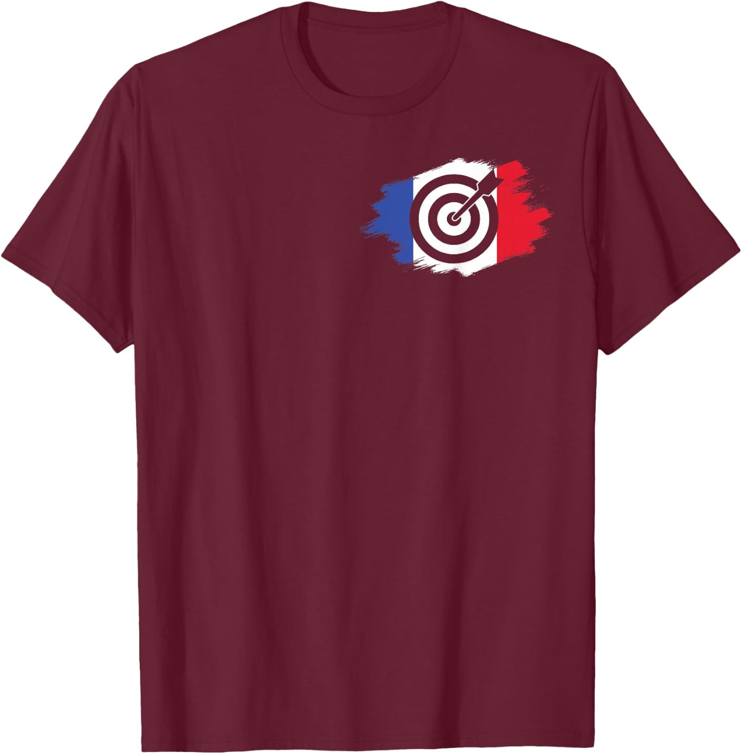 Archery Archery archer archery france Funny , Black, S T-Shirt - T-Shirt | Maroon