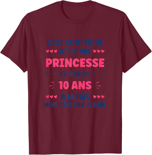 Funny Girl 10 Years Princess Birthday 10 Years