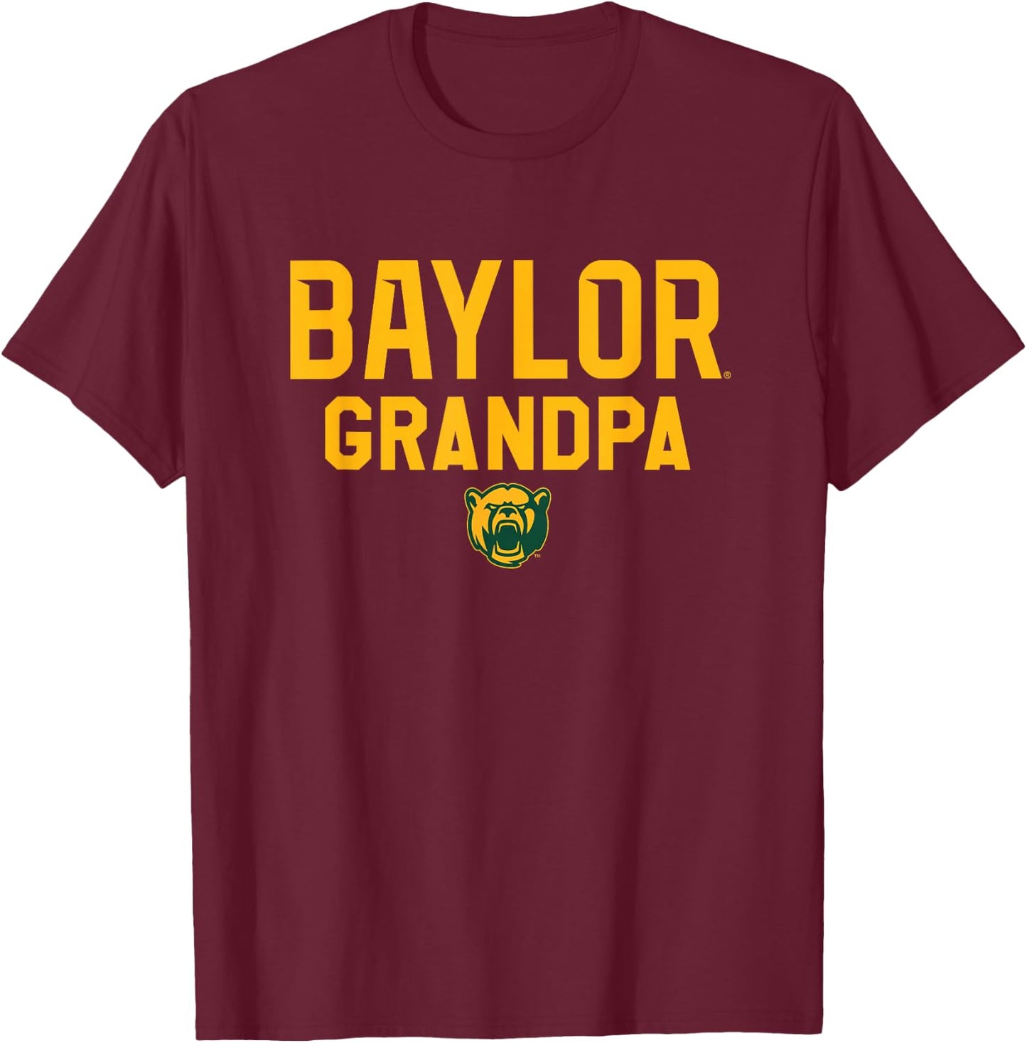 Baylor University Bears Grandpa T-Shirt - T-Shirt | Maroon