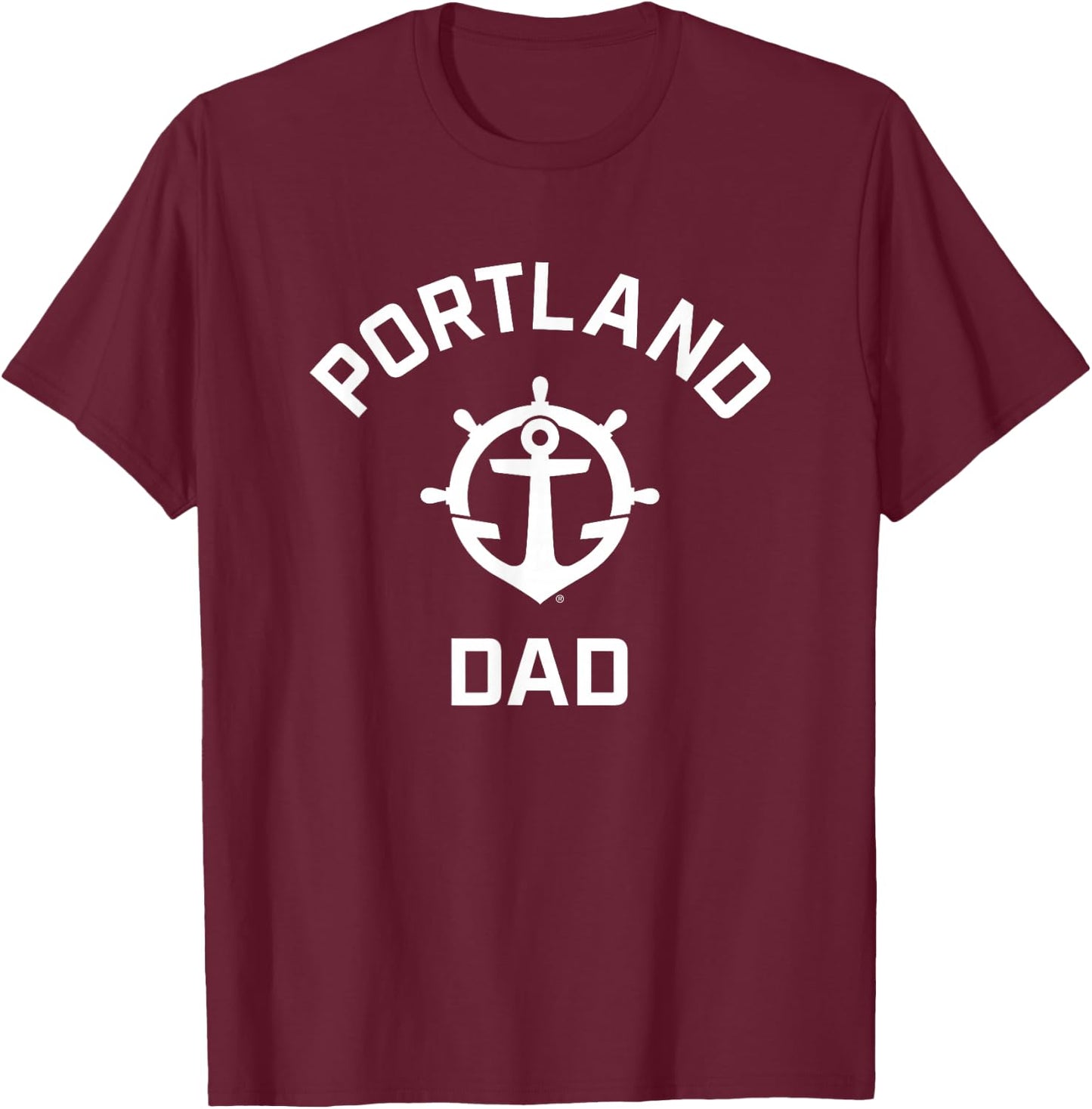 University of Portland Pilots Arched Dad T-Shirt - T-Shirt | Maroon