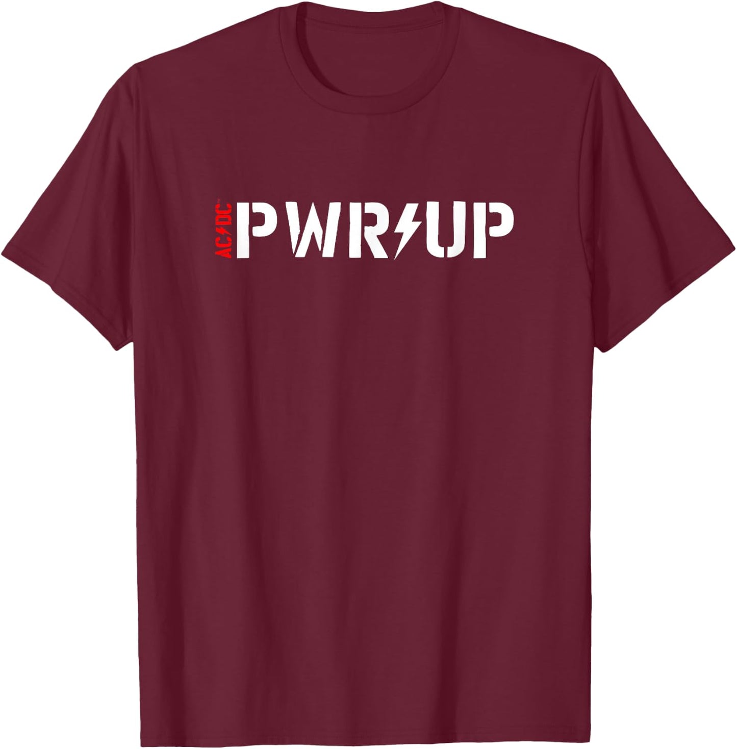 AC/DC PWR UP 2025 Europatournee T-Shirt - T-Shirt | Maroon