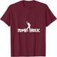Women's Zumbaholic Dance Fitness Deeply Enthusiastic Instructor V-Neck T-Shirt - T-Shirt | Maroon