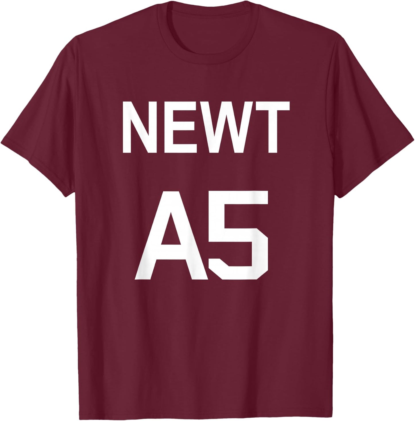 Newt A5 T-Shirt - T-Shirt | Maroon