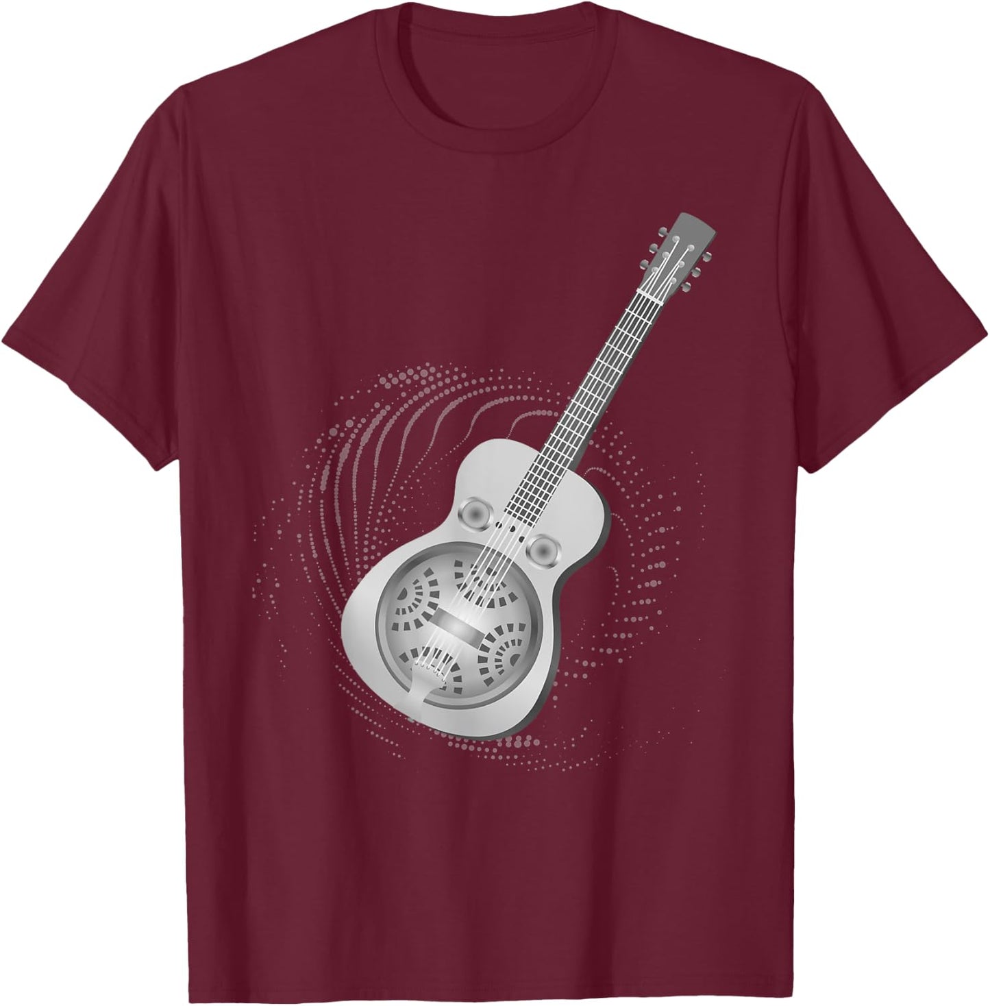 Dobro Graphic Gift T-Shirt - T-Shirt | Maroon