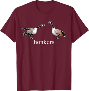 Honkers Honkers Goose T-Shirt - T-Shirt | Maroon