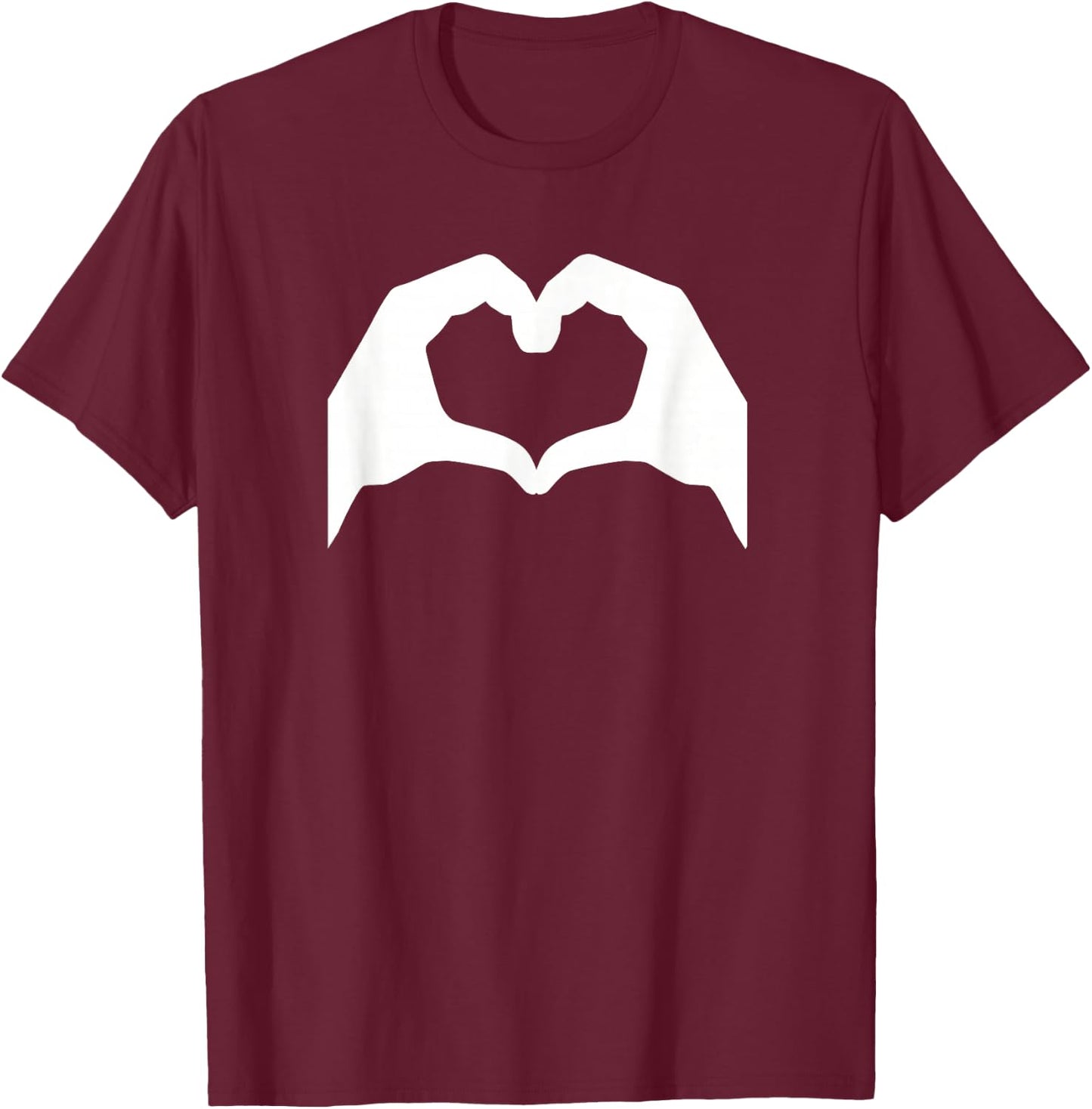 Hands heart T-Shirt - T-Shirt | Maroon