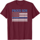 Police Officer Son - Proud Son T-Shirt - T-Shirt | Maroon