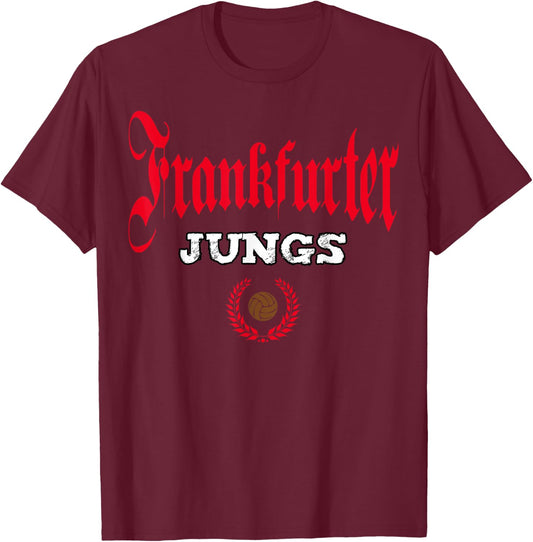Frankfurt Men's Ultras Fans Frankfurt Boys T-Shirt - T-Shirt | Maroon