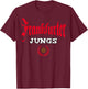 Frankfurt Men's Ultras Fans Frankfurt Boys T-Shirt - T-Shirt | Maroon