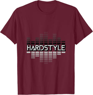 Hardstyle mit Soundbars T-Shirt - T-Shirt | Maroon