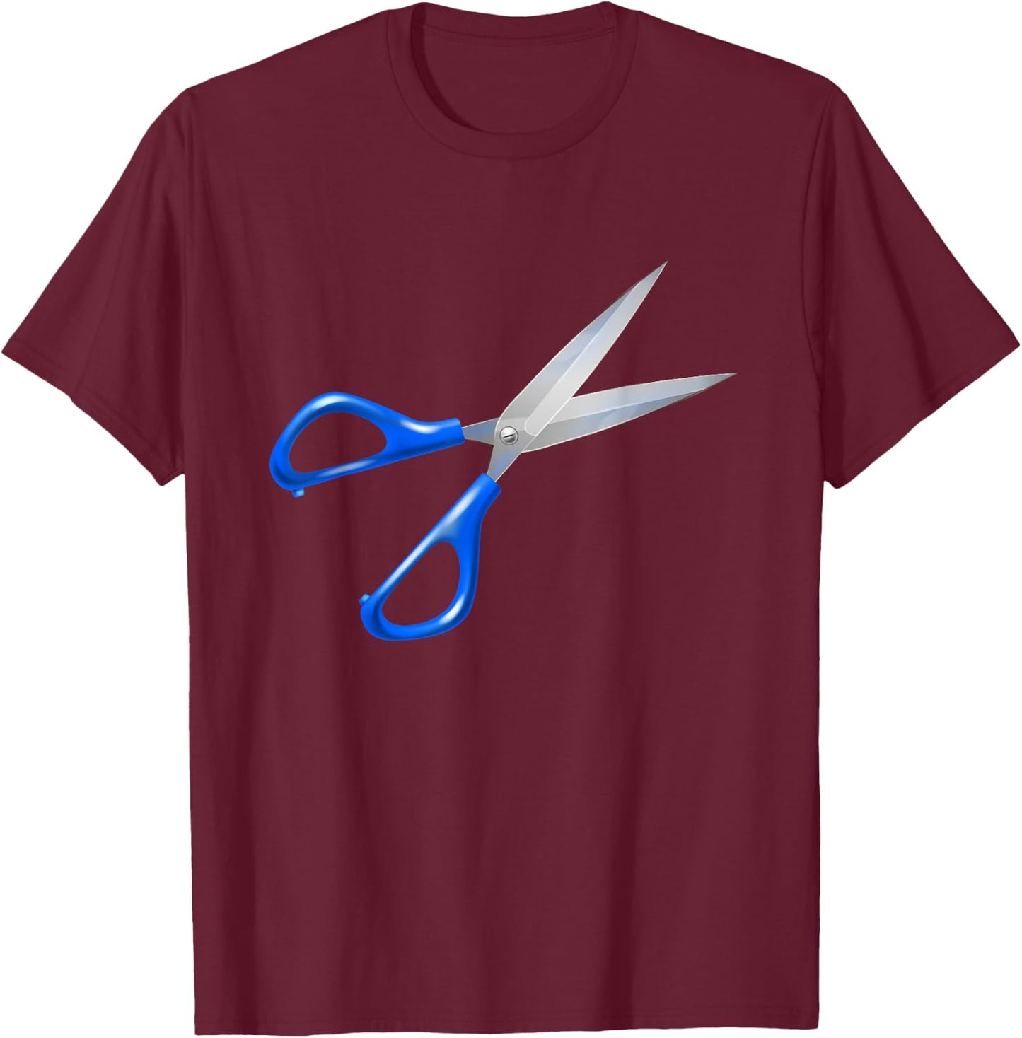 Rock Paper Scissors Matching Set for Three People Costume T-Shirt - T-Shirt | Maroon
