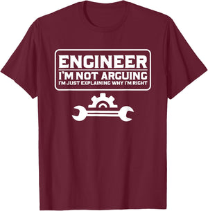 Engineering Humor Engineers T-Shirt - T-Shirt | Maroon