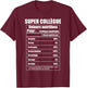 for a Super Colleague T-Shirt - T-Shirt | Maroon